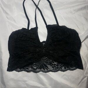 Aerie Black Lace Bandeau